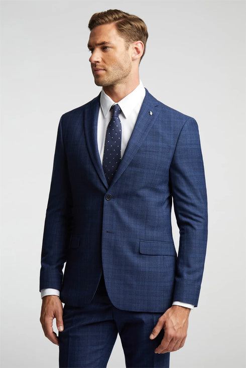 CANIS NAVY GRID CHECK REG JKT